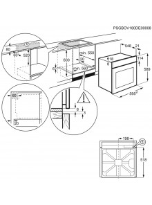 ELECTROLUX INCASSO ROB2101AOK NERO FORNO MULTIF.E