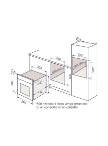 ELECTROLUX INCASSO EOD5H40X IX:FORNO MULTIF.VAP.E